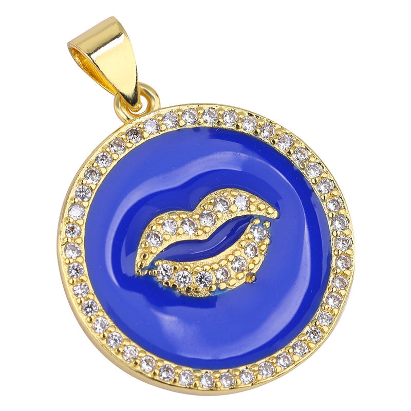 Enamel Charm Pendant (style option)