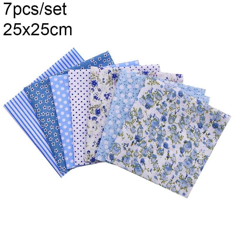 7-50pcs Assorted Floral Printed Cotton Fabric