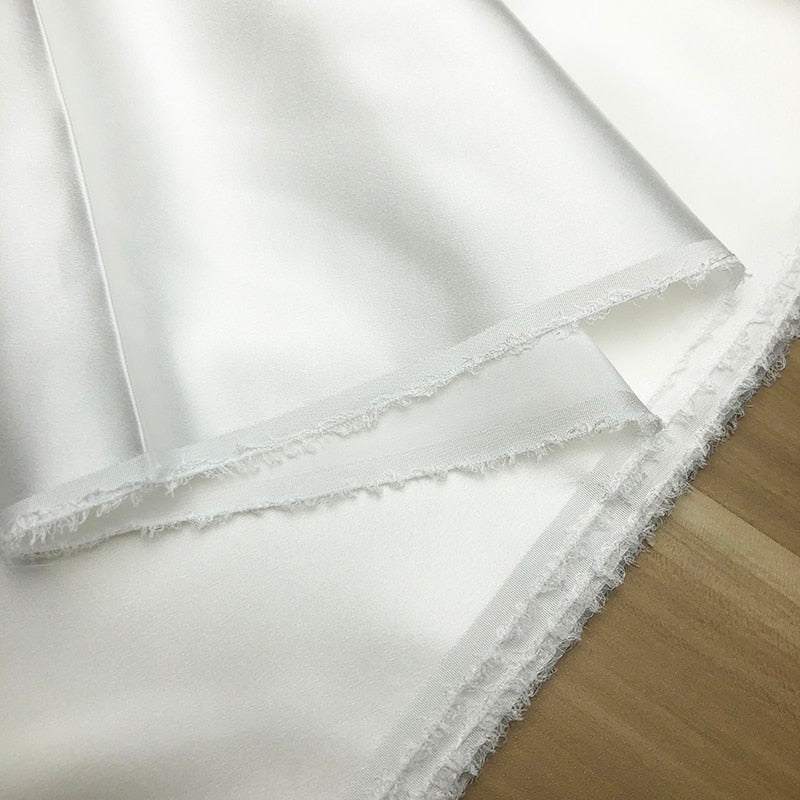 1 Meter 100% Natural Undyed White Satin