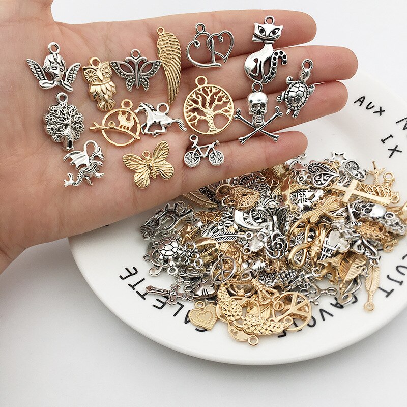 Mixed Vintage Metal Charms (30/pack)