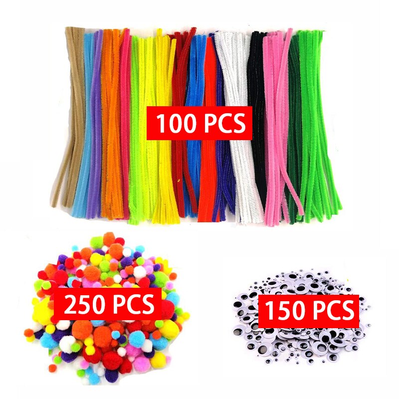 500pcs Plush Shapes and Pipes