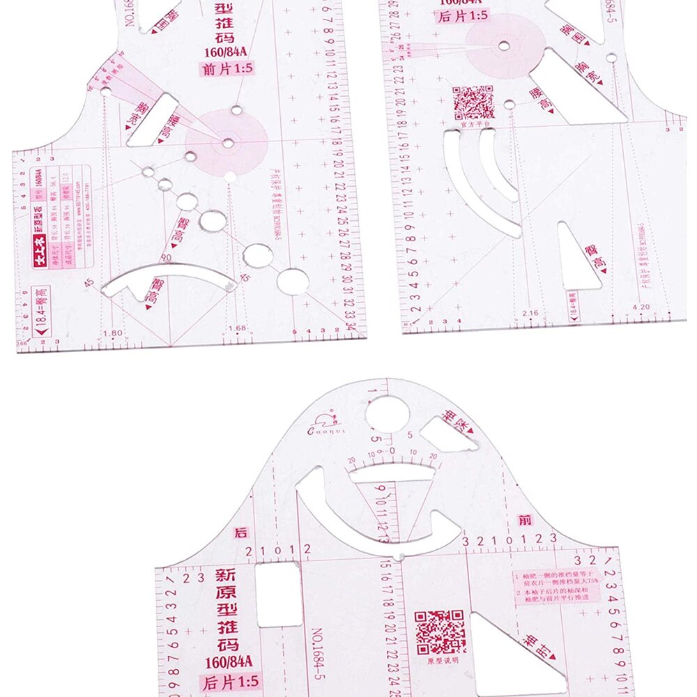 Small Garment/Doll/Toys Clothing Template Ruler