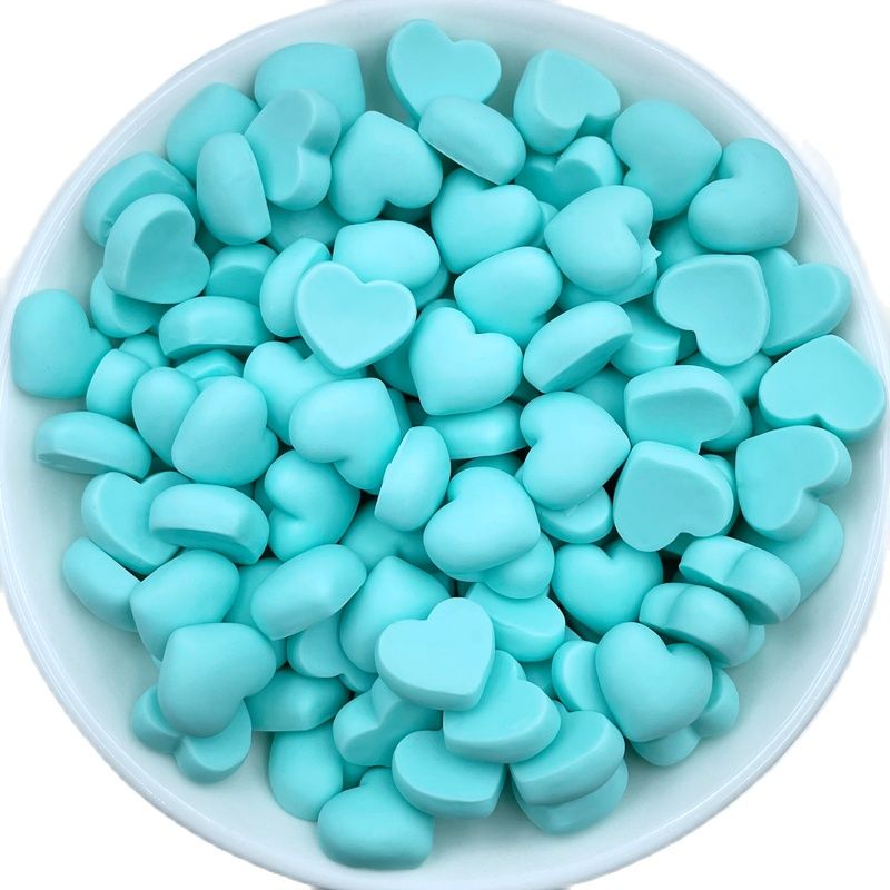 Resin Flatback Mini Cartoon Hearts (36/pack, color options)