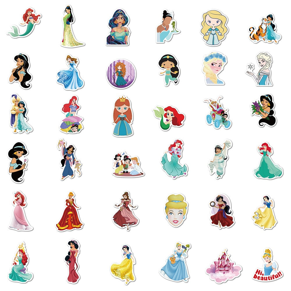 50Pcs Disney Waterproof Stickers