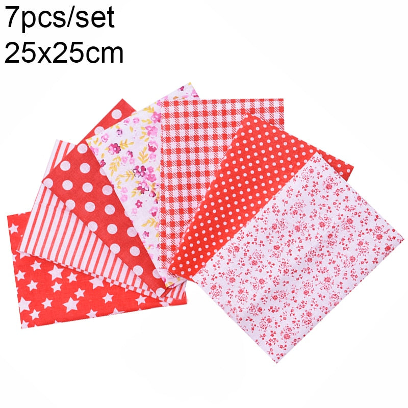 7-50pcs Assorted Floral Printed Cotton Fabric