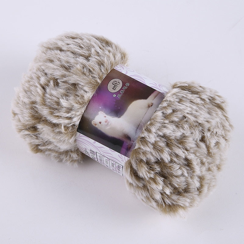 Faux Fur Mohair Cashmere Wool Yarn