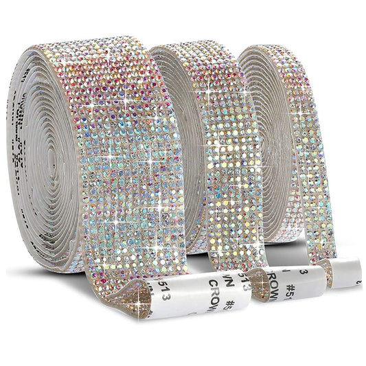 Decorative Crystal Rhinestone Tape (color and size options)