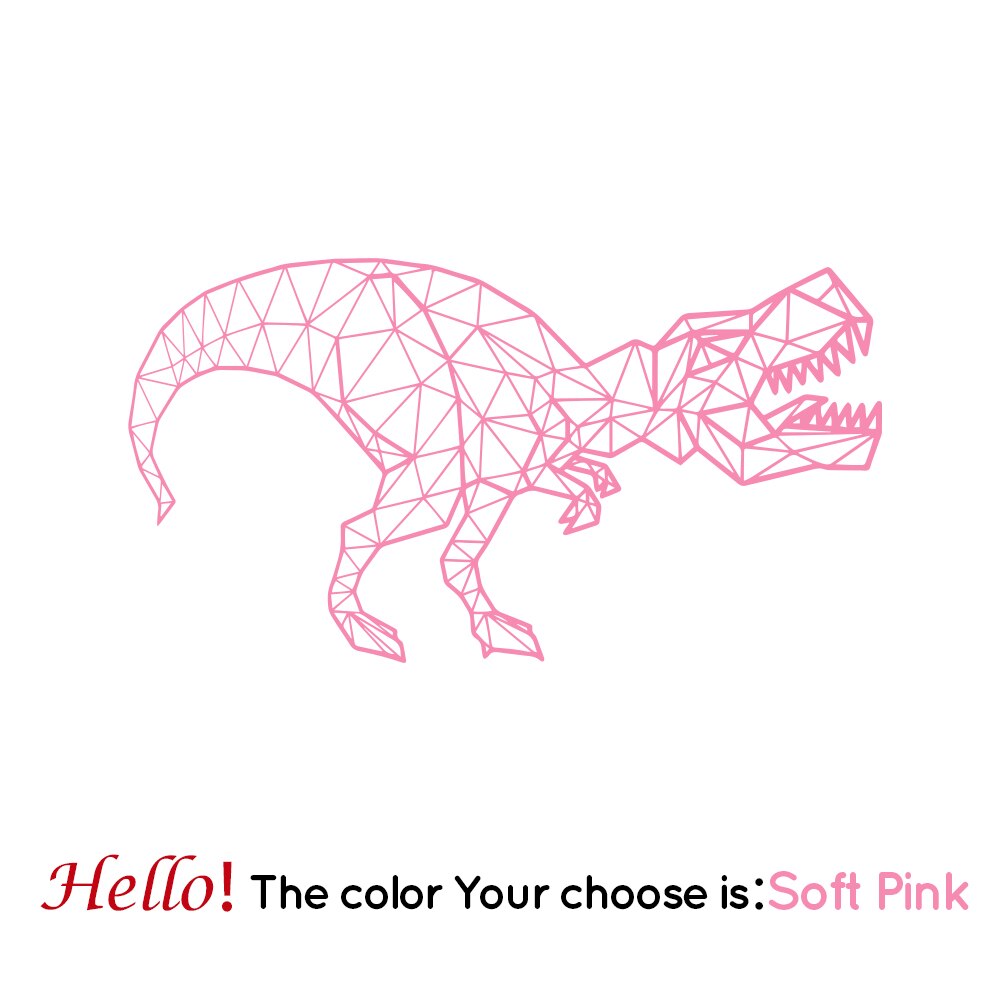 Geometric Tyrannosaurus Wall Stickers