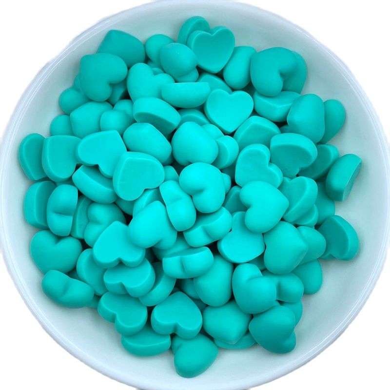 Resin Flatback Mini Cartoon Hearts (36/pack, color options)