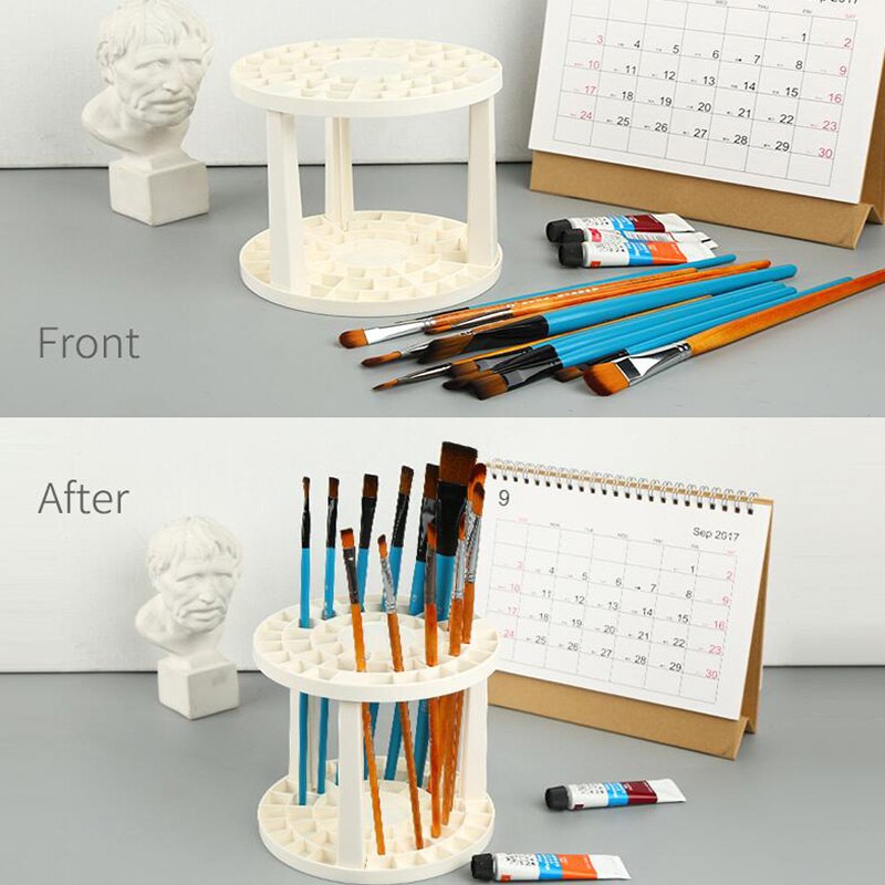 Paint Brush Holder 49 Holes Pen Rack