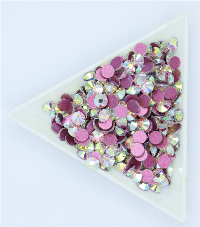 FlatBack Glitter/Crystal Rhinestones