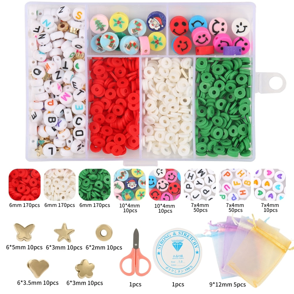 15 Style Mix Polymer Clay Acrylic Jewelry Making Kits