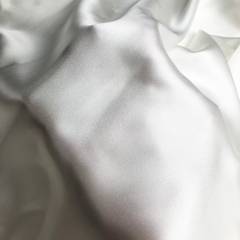 1 Meter 100% Natural Undyed White Satin