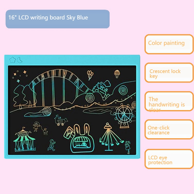 Children Electronic LCD Writing/Drawing Tablet (size and color options)