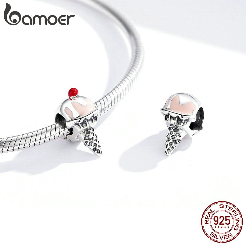 Bamoer Bracelet Summer Series Sweet Cones Charm