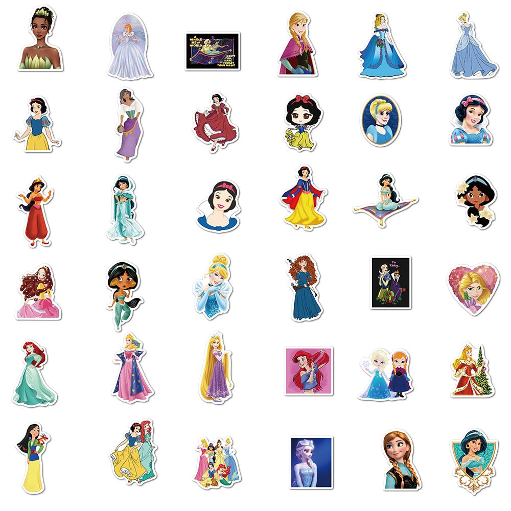 50Pcs Disney Waterproof Stickers