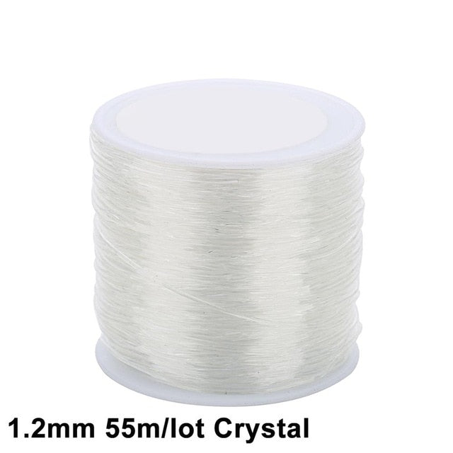 Crystal Beading Stretch Cords (100M, multiple size)