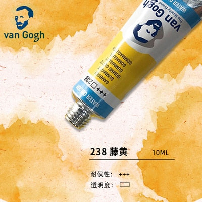 Van Gogh Watercolor Paint Tube (10ml tube, 24 color selctions)