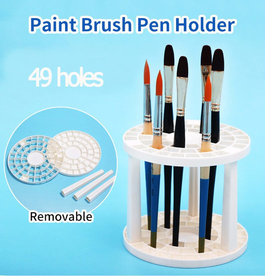 Paint Brush Holder 49 Holes Pen Rack