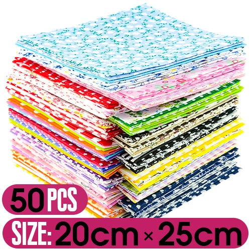 50pcs/Pack Cotton Fabric