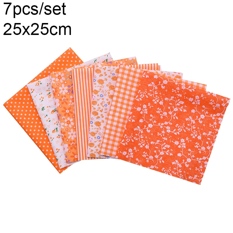 7-50pcs Assorted Floral Printed Cotton Fabric