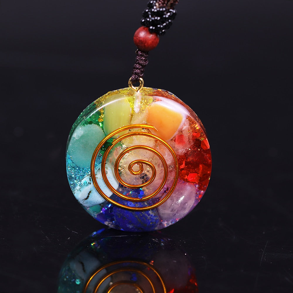 7 Chakra Reiki Chakra Necklace