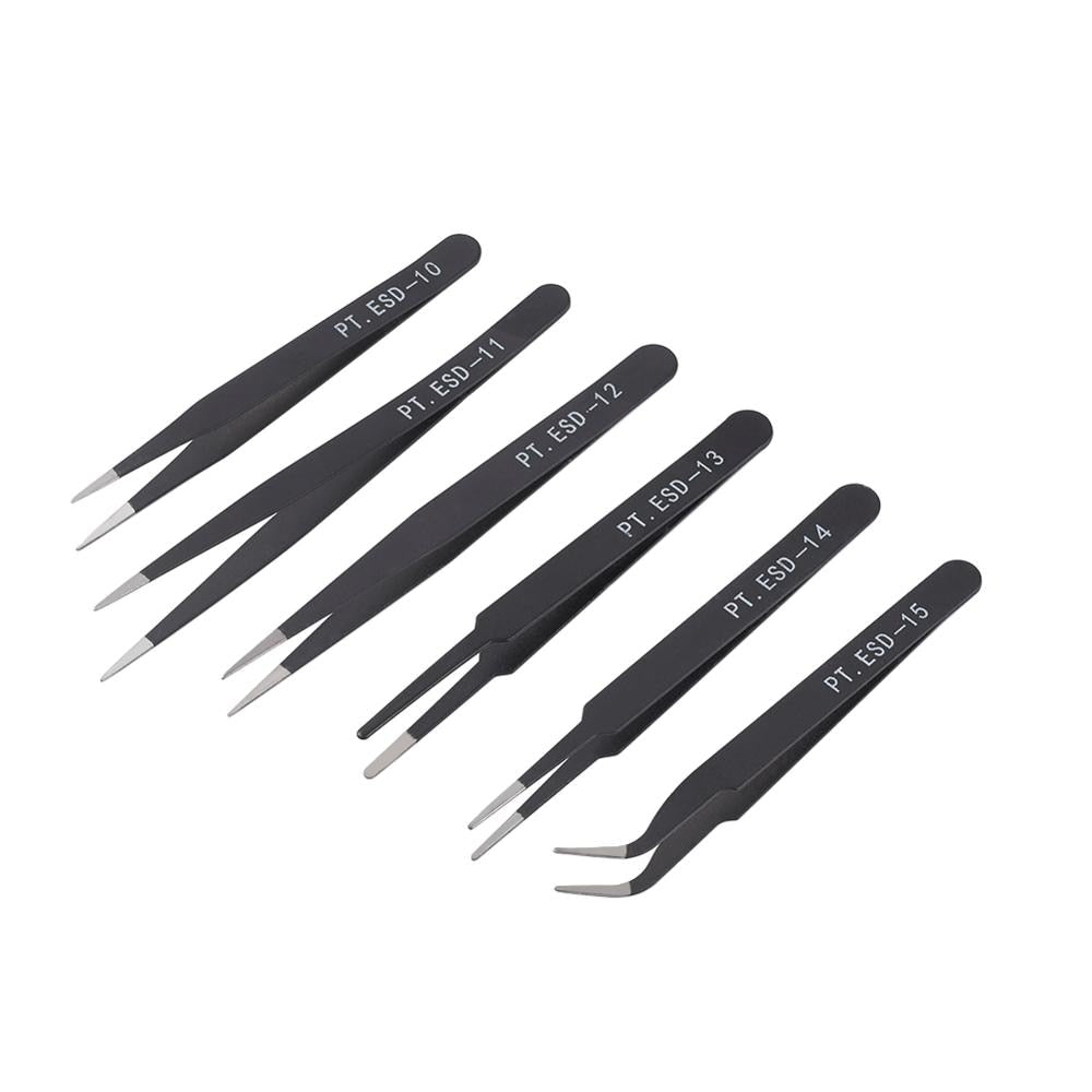 Black Beading Tweezers (1/3/6 pack)