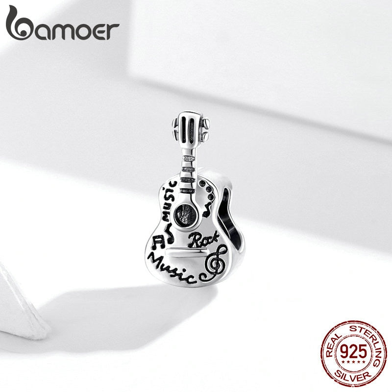 Bamoer Bracelet Retro Guitar Charm