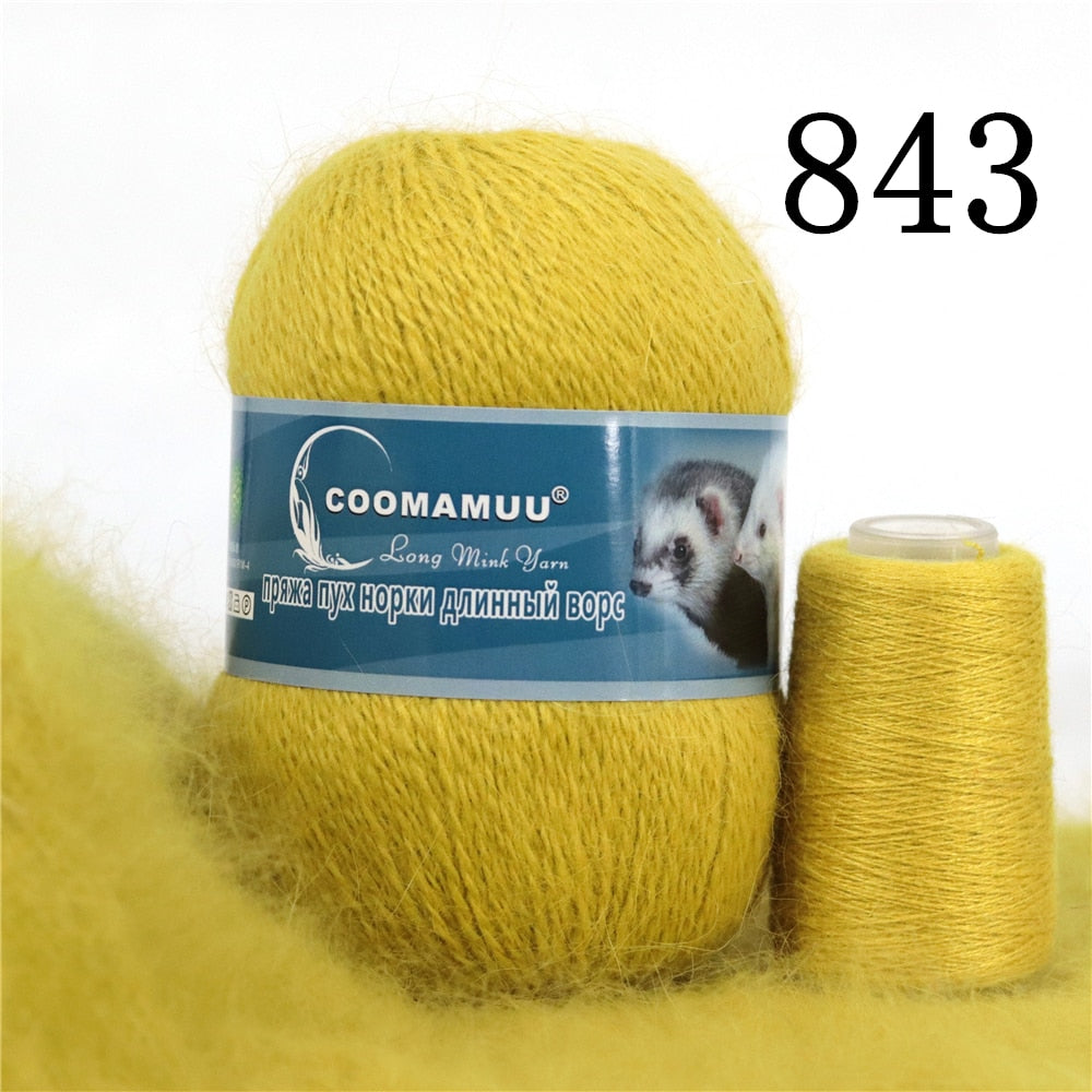 70g/Pcs High Quality Soft Mink Velvet Wool Yarn