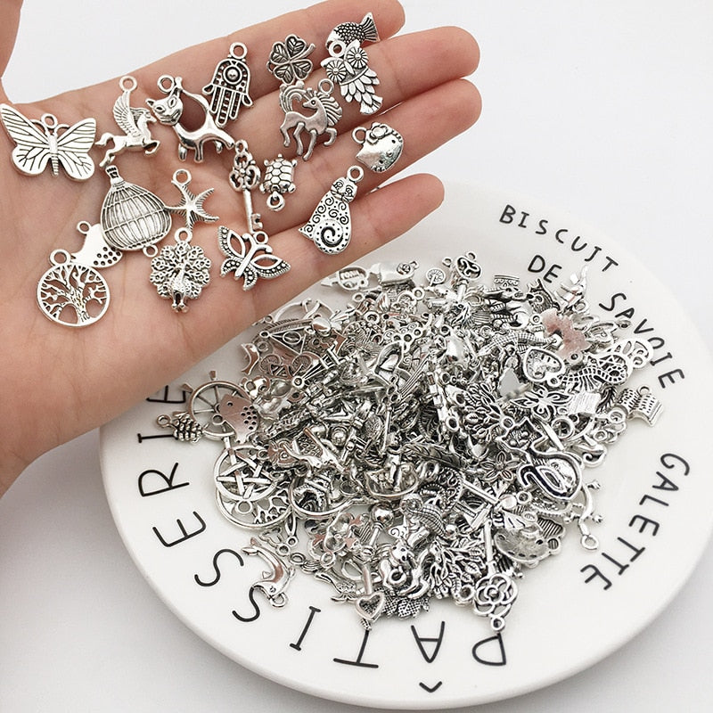 Mixed Vintage Metal Charms (30/pack)