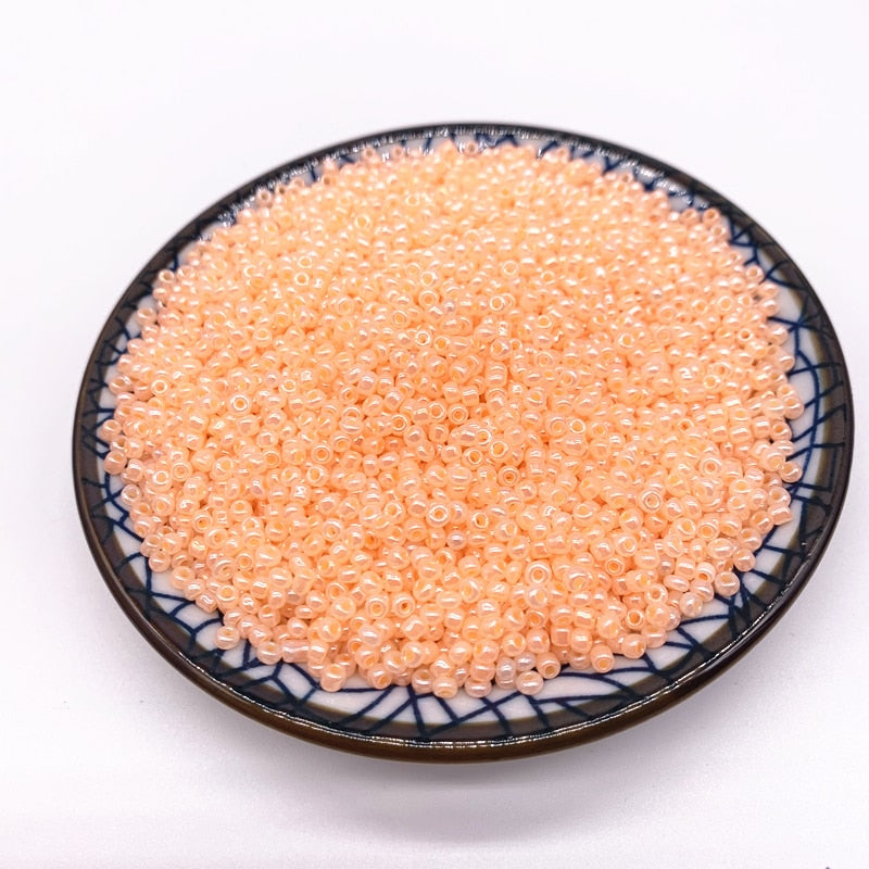 Czech Glass Seed Beads (size and color options, 200/500/1000 per pack)