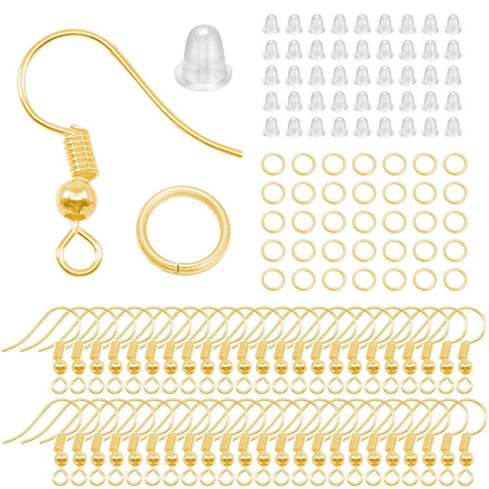 Hypoallergenic Earring Hook Kit (100 or 300/set)