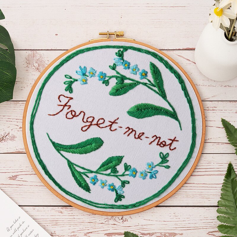 Flower Pattern Embroidery Kit