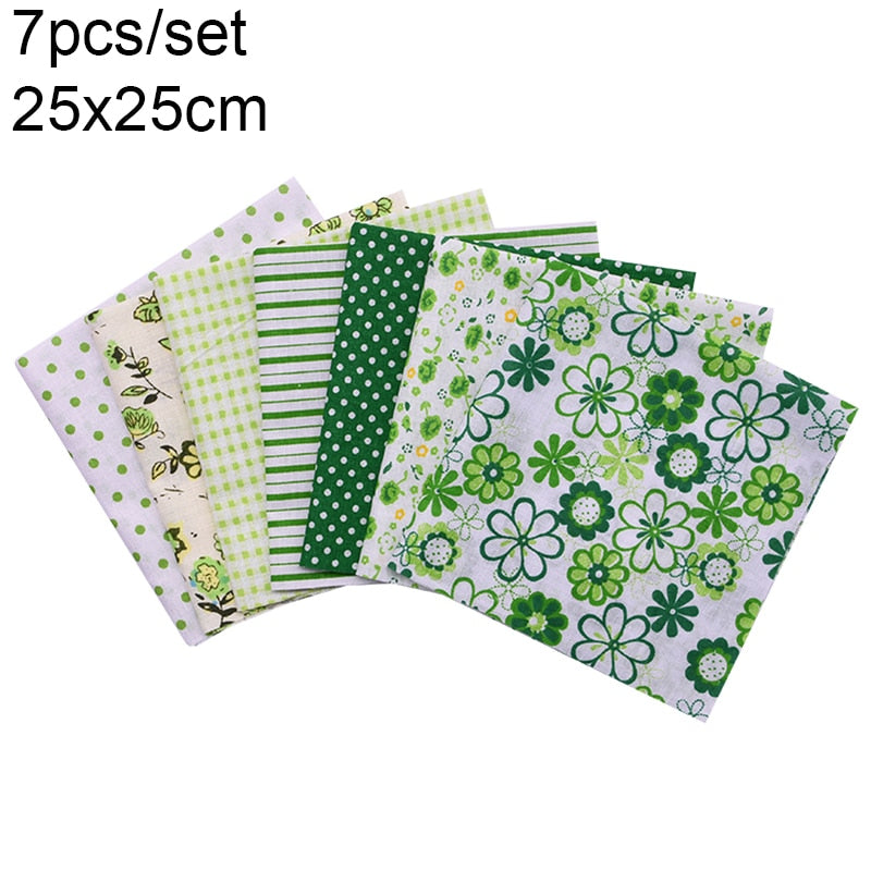 7-50pcs Assorted Floral Printed Cotton Fabric