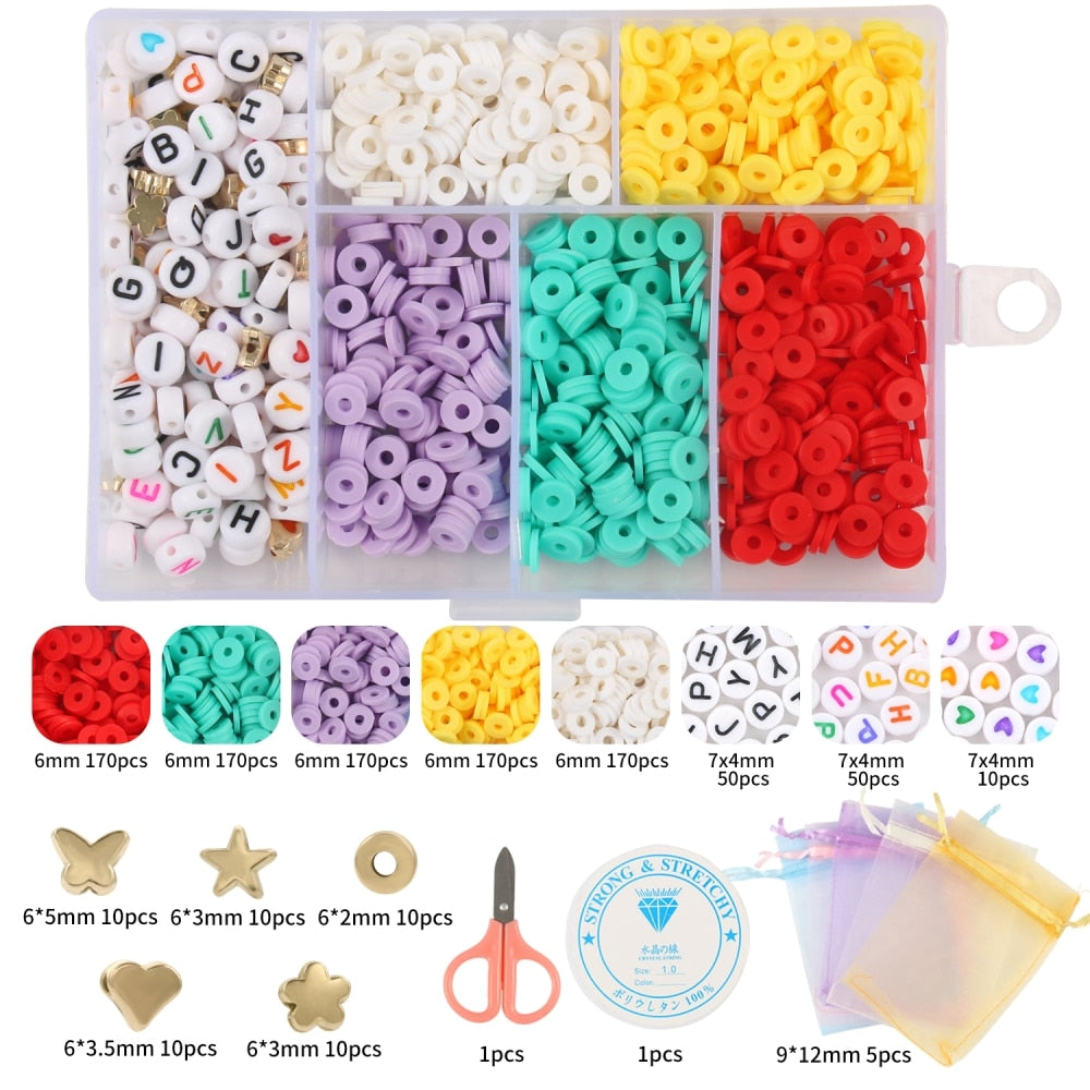 15 Style Mix Polymer Clay Acrylic Jewelry Making Kits