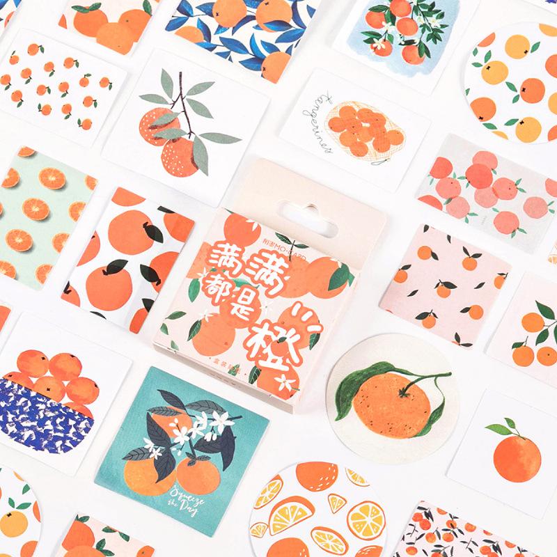 Autumn Flower Stickers (46/pack, style options)