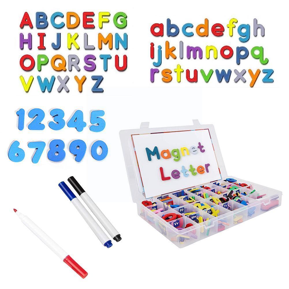 Magnetic Alphabet Letters and Numbers