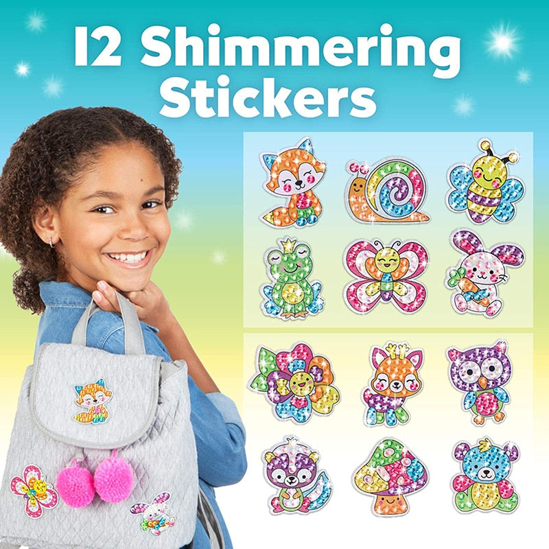 Kids Diamond Painting Stickers 12/kit