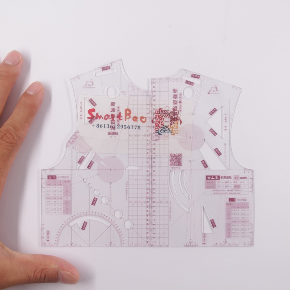 Fashion Ruler Pattern Making for Doll/Small Clothing