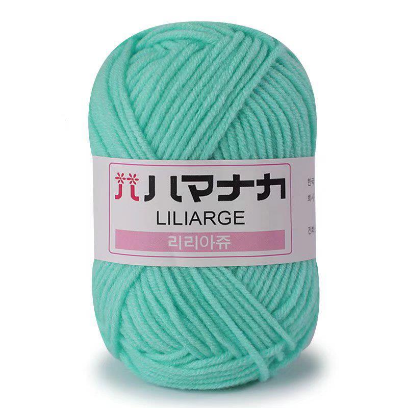 Soft Milk Cotton Knitting Yarn Anti-Pilling High Quality