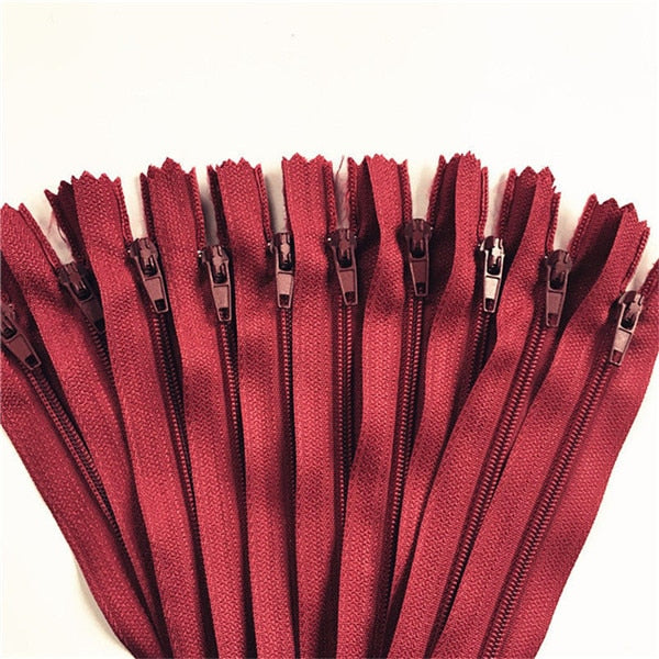 Nylon Zippers (10/pack, 20-60cm)