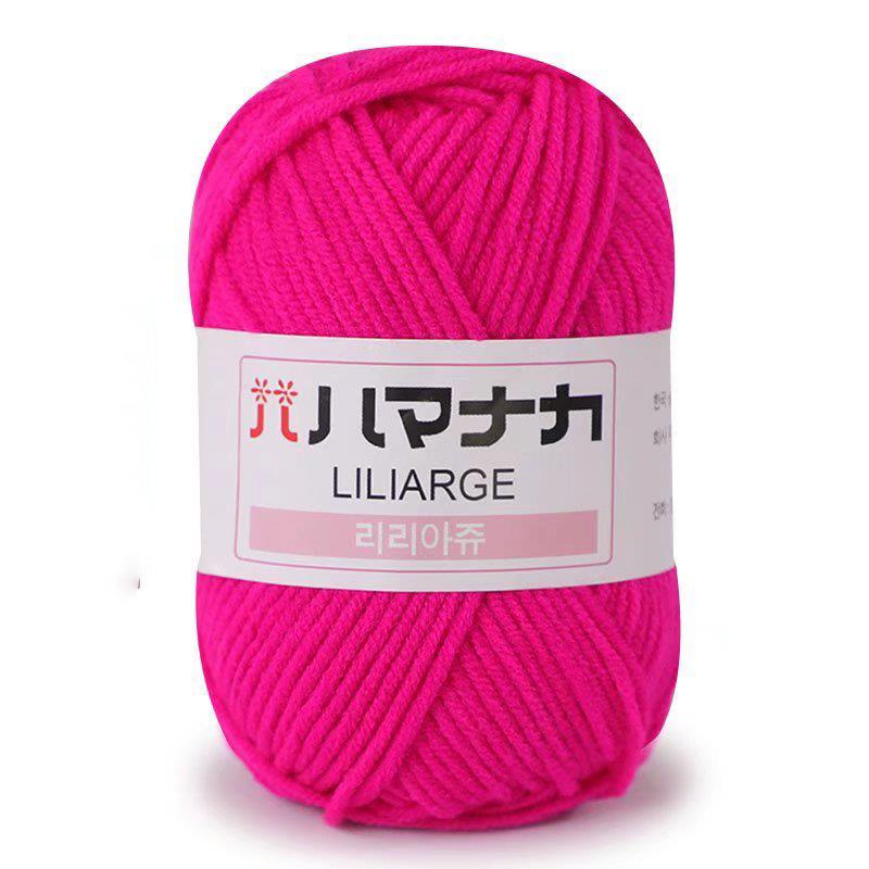 Soft Milk Cotton Knitting Yarn Anti-Pilling High Quality