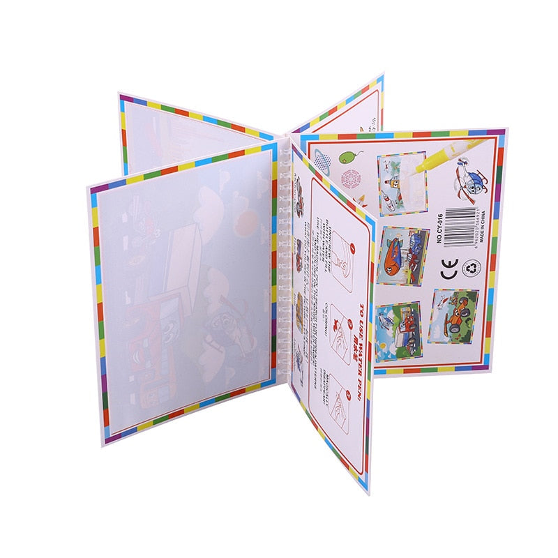 Children's Practice Writing Book With Stencil Board (style options)