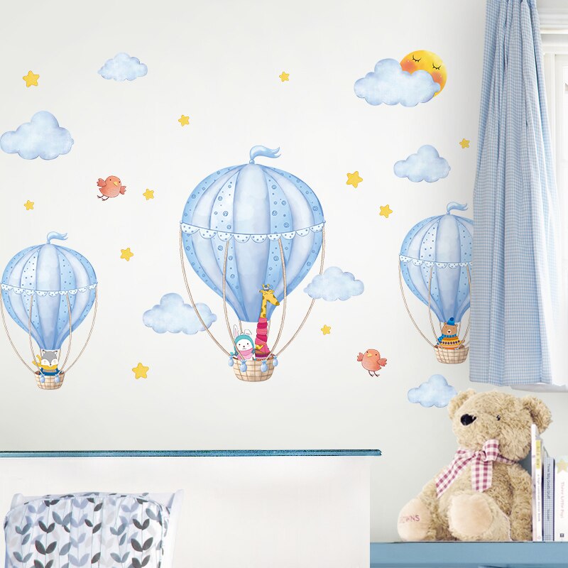 Hot Air Balloons Wall Stickers