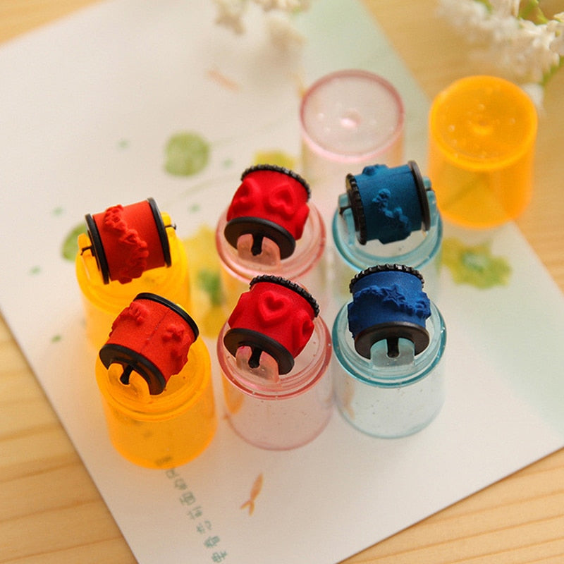 3/6Pcs Colorful Ink Pad Stamp