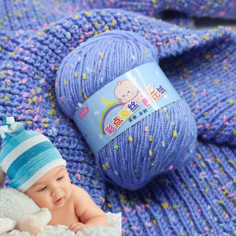 Baby Cashmere Cotton Dot Yarn