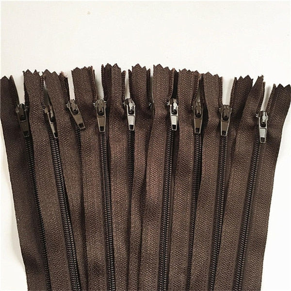 Nylon Zippers (10/pack, 20-60cm)