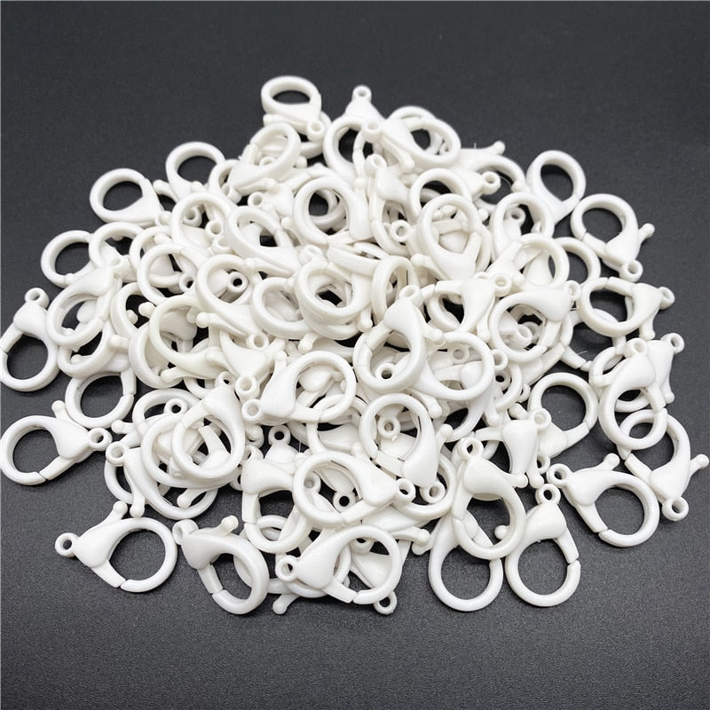 10Pcs 26mm Plastic Lobster Clasp Hooks