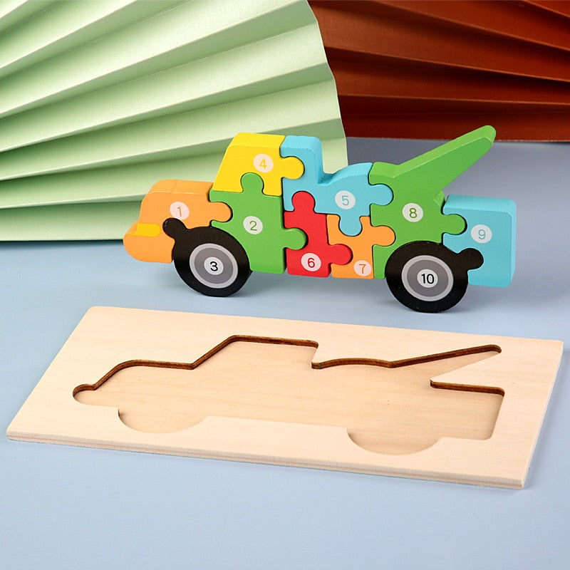 Montessori Wooden Puzzles