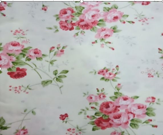 Floral and Patterned Cotton Fabric 50x80cm